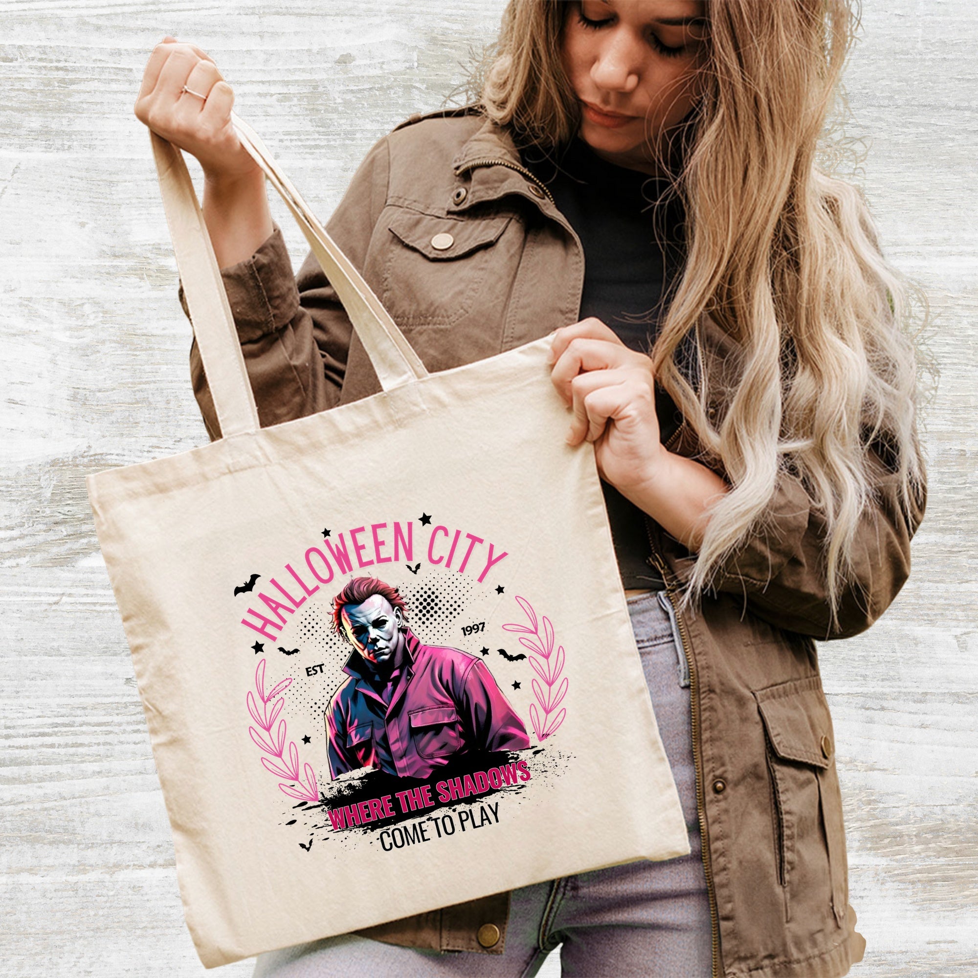 Retro Halloween Horror Movie Character DTF Transfer for Spooky T-Shirt or Sweater - Perfect for Adult Halloween Enthusiasts