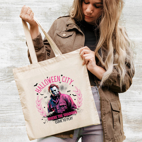 Retro Halloween Horror Movie Character DTF Transfer for Spooky T-Shirt or Sweater - Perfect for Adult Halloween Enthusiasts