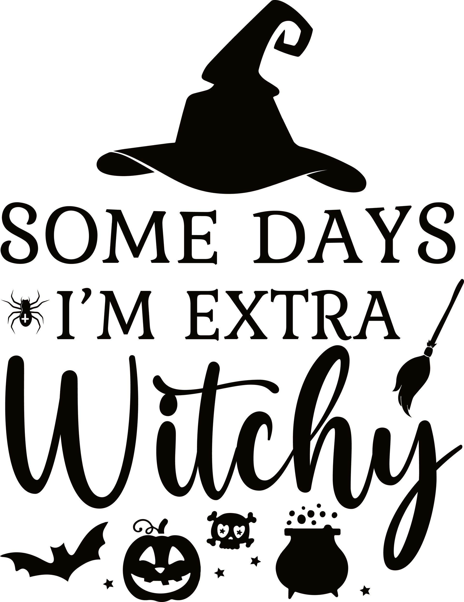 
Witch Tshirt, Women Halloween Vneck Shirt, Witchy Graphic Tees, Funny Halloween Gift, Gift for Her, Mom Clothing, Some Days I'm Extra Witchy