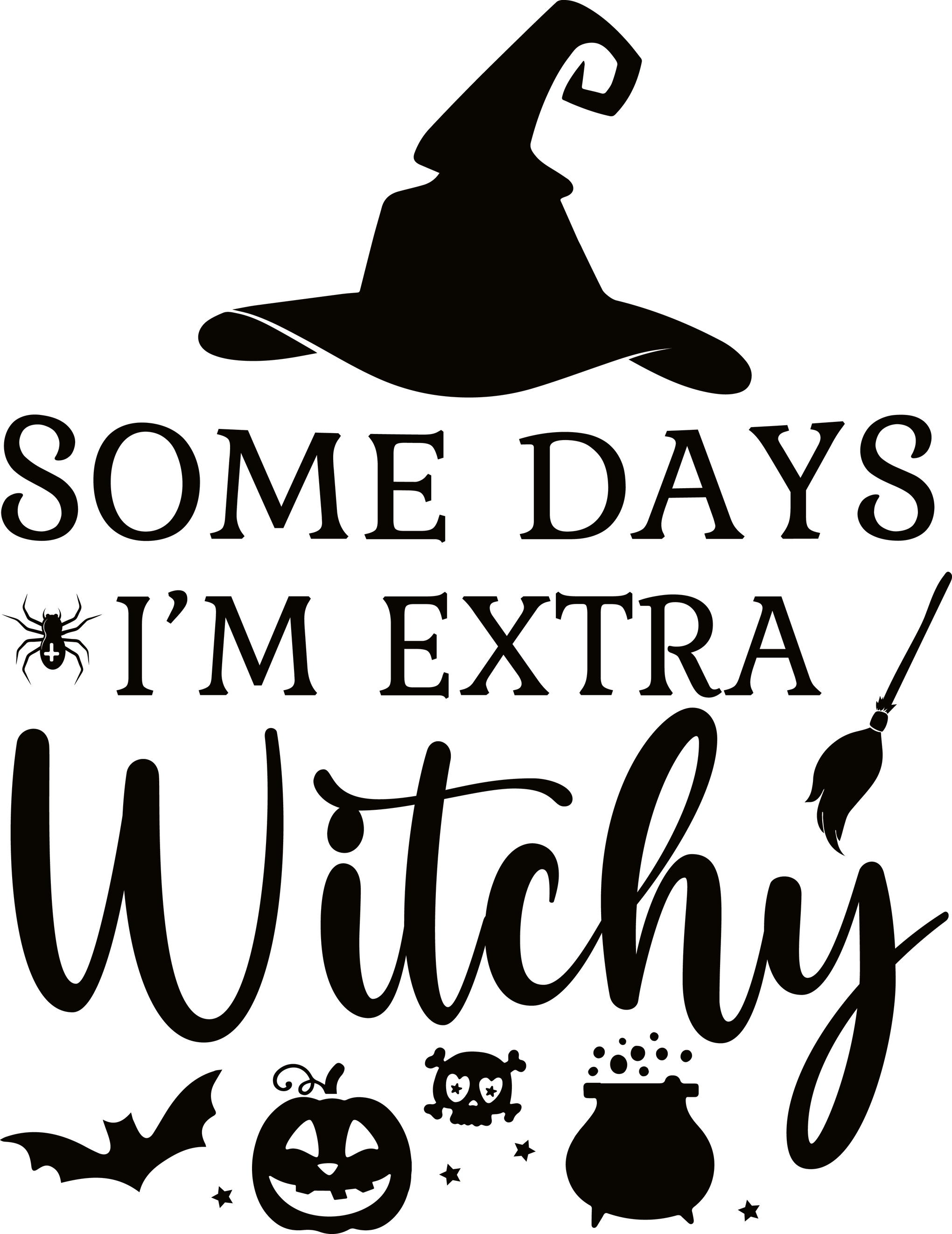 
Witch Tshirt, Women Halloween Vneck Shirt, Witchy Graphic Tees, Funny Halloween Gift, Gift for Her, Mom Clothing, Some Days I'm Extra Witchy