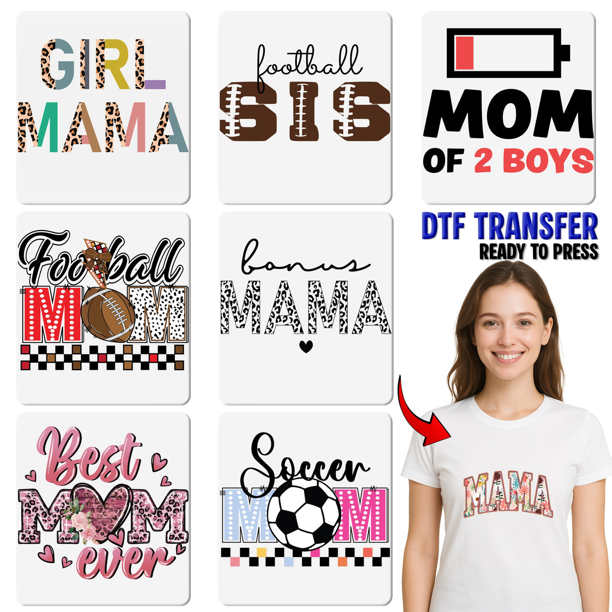 Cute Funny Halloween Iron-On Ready To Press Witch Humor DTF Transfer for Group T-Shirts & Sweatshirts