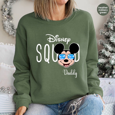 Disney Family Vacation DTF Transfer for T-shirts - Cute & Fun Disney Squad Character Apparel - Ready to Press for Family & Friends