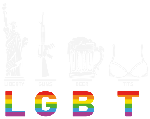 Liberty Guns Beer Tits Shirt, Funny Lgbt T-Shirt, Pride Month Shirt, LGBTQ Support Shirt, Lgbt Month Shirt, LGBT Pride Shirt, Kindness Shirt