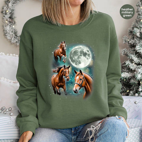 Celestial Horse DTF Transfer | Equestrian Nature Ready To Press for Animal Lover Shirt & Horse-Themed Party Apparel