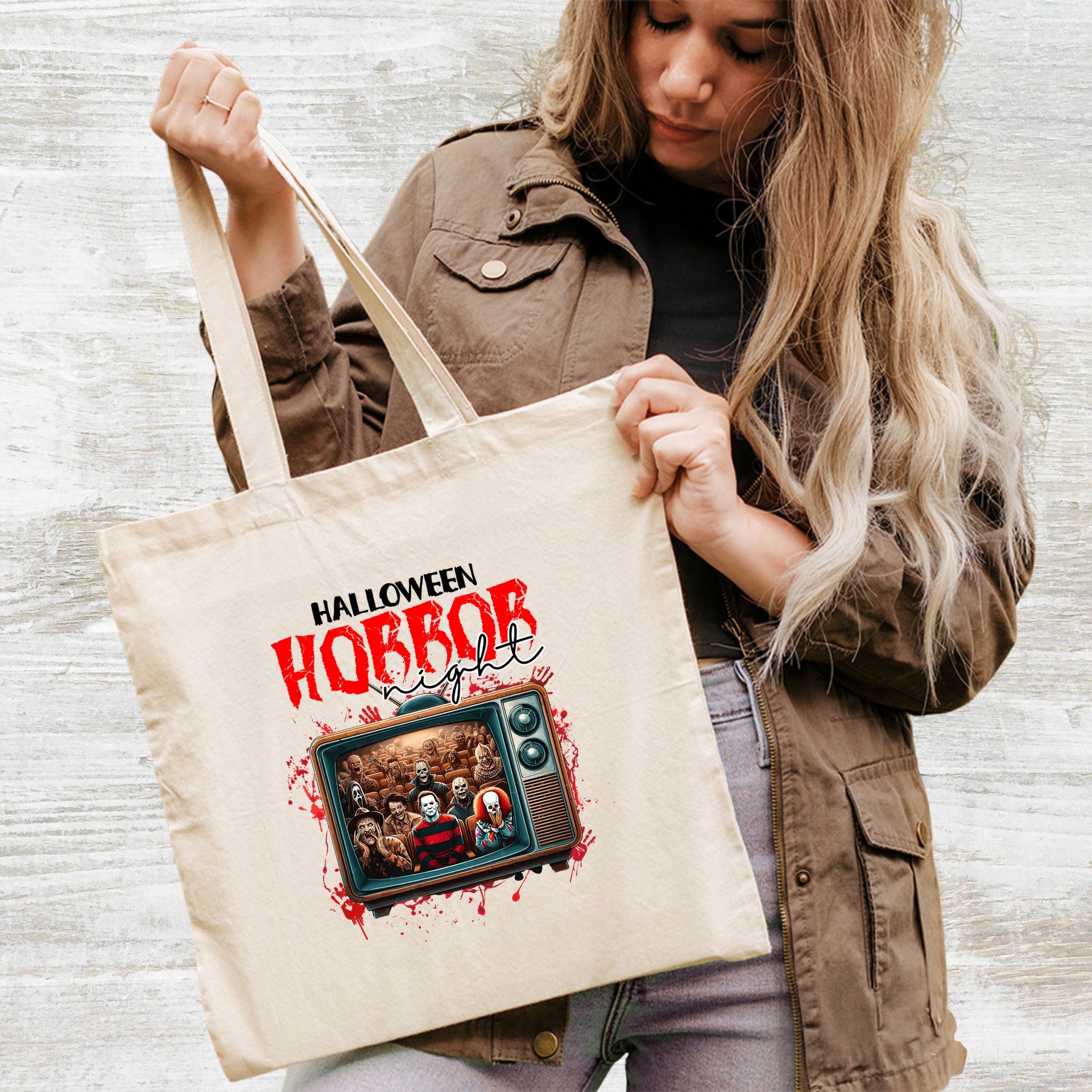 Horror Movie Marathon DTF Transfer for Halloween Shirts & Apparel - Retro Vintage Iron-On Classic Characters, Ready To Press