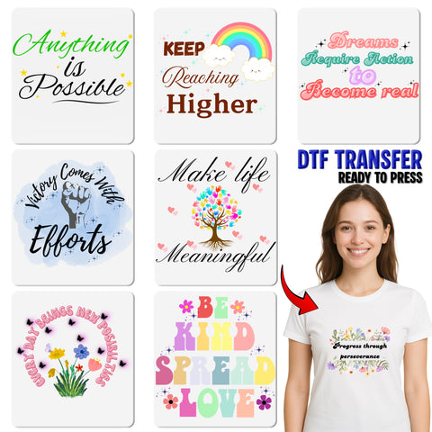 Motivational Raised Fist DTF Transfer for Success Empowerment T-shirt, Ready To Press Iron-On Apparel for Team Building & Achievements