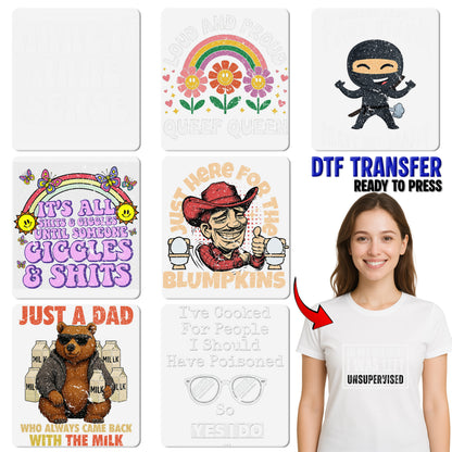Funny Sarcastic Grumpy Dog Ready to Press DTF Transfer for Pet Lover T-shirt & Sweatshirt